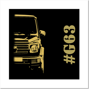 G63 simple gold sketch Posters and Art